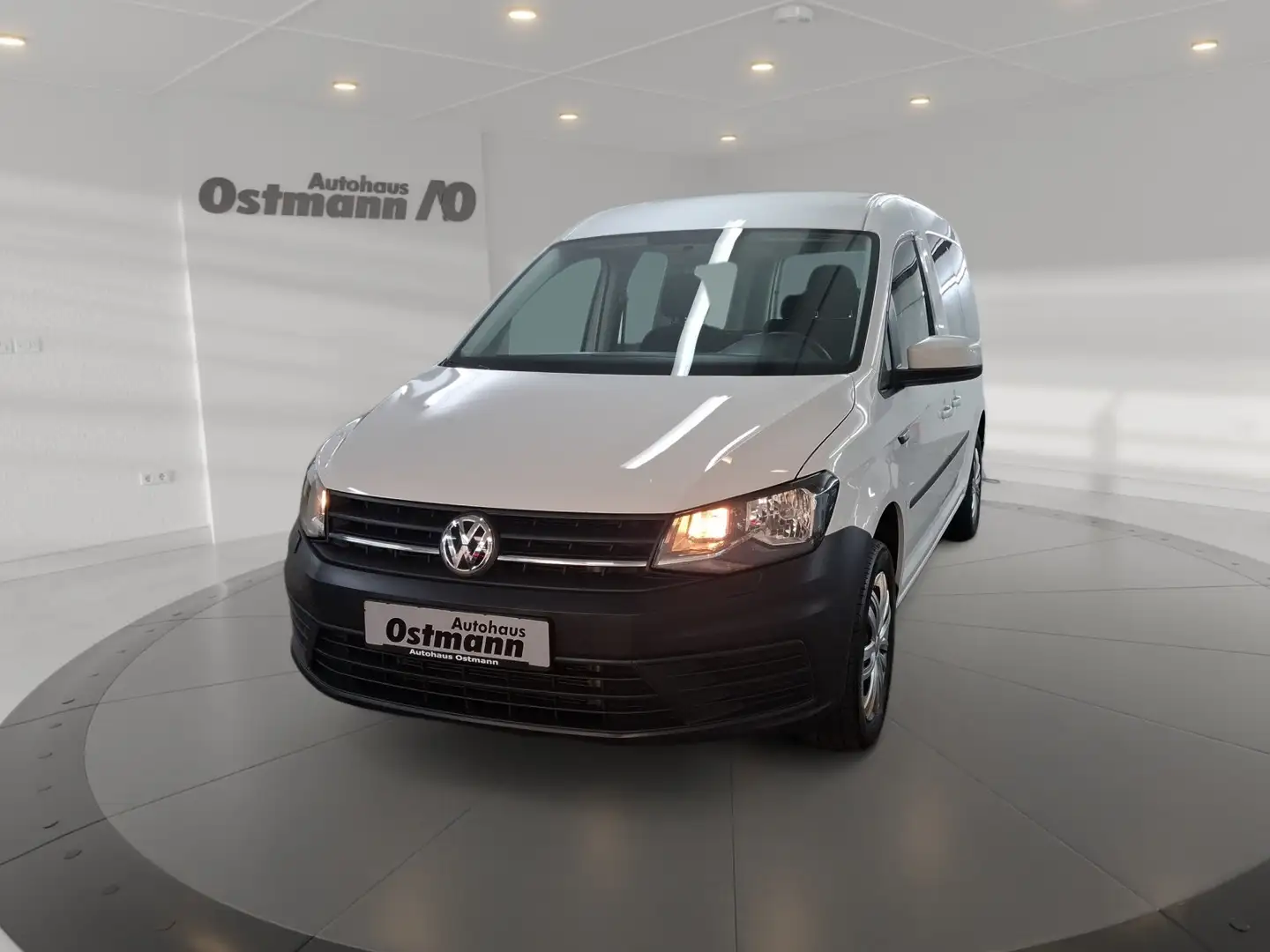 Volkswagen Caddy PKW 2.0 TDI Maxi 7-Sitzer PDC Klima Weiß - 1