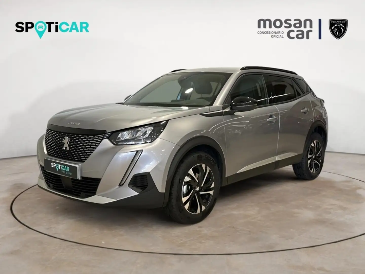 Peugeot 2008 A 1.2 PURETECH 100 ALLURE GPS LL17 RADAR AR Gris - 1