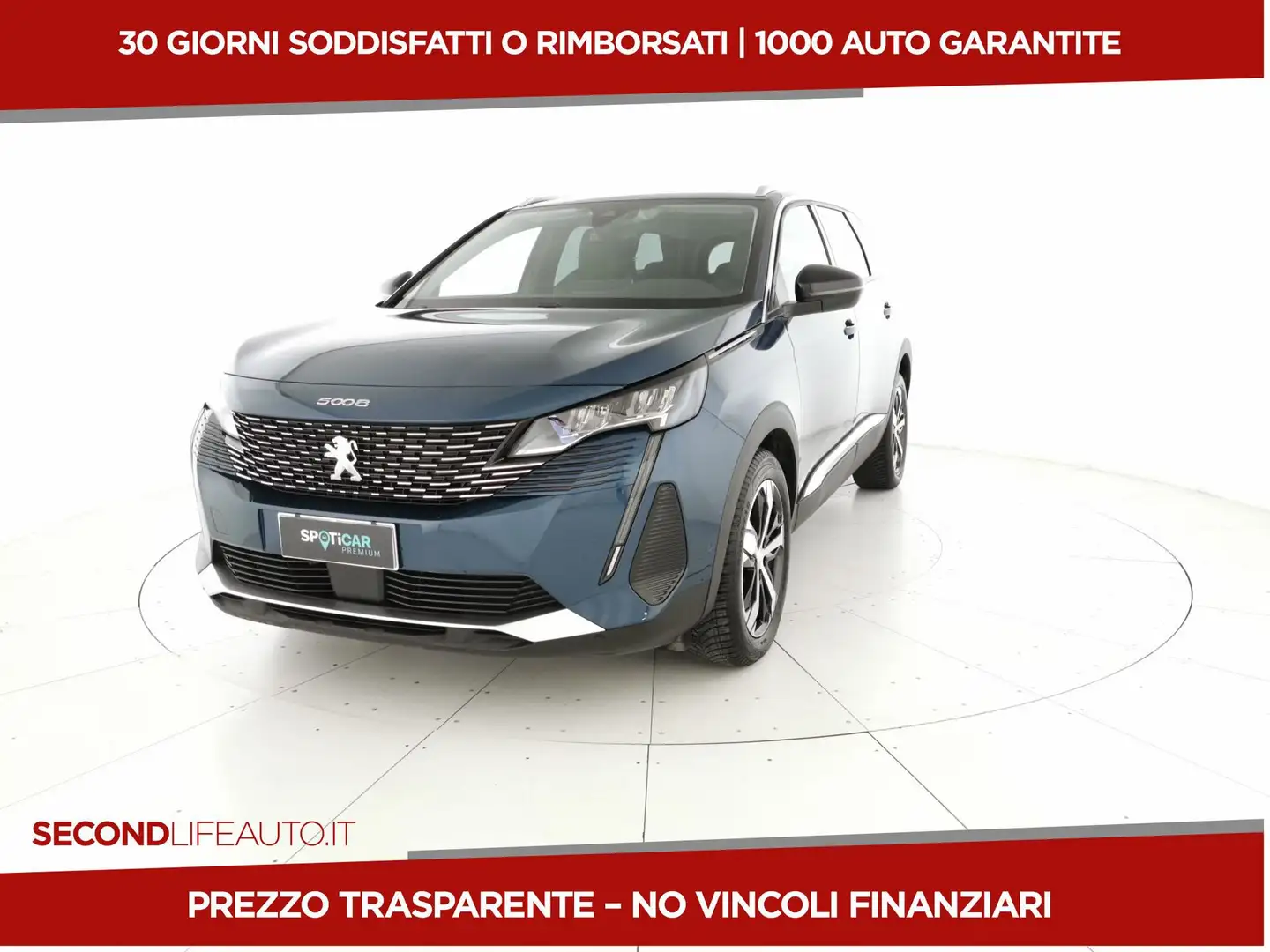Peugeot 5008 II 2021 1.5 bluehdi Allure Pack s&s 130cv eat8 7 Blu/Azzurro - 1