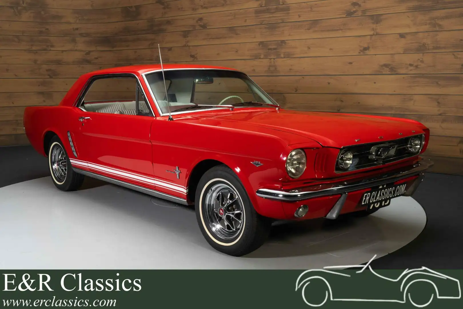 Ford Mustang Coupe | Gerestaureerd | Historie Bekend | 1965 Red - 1