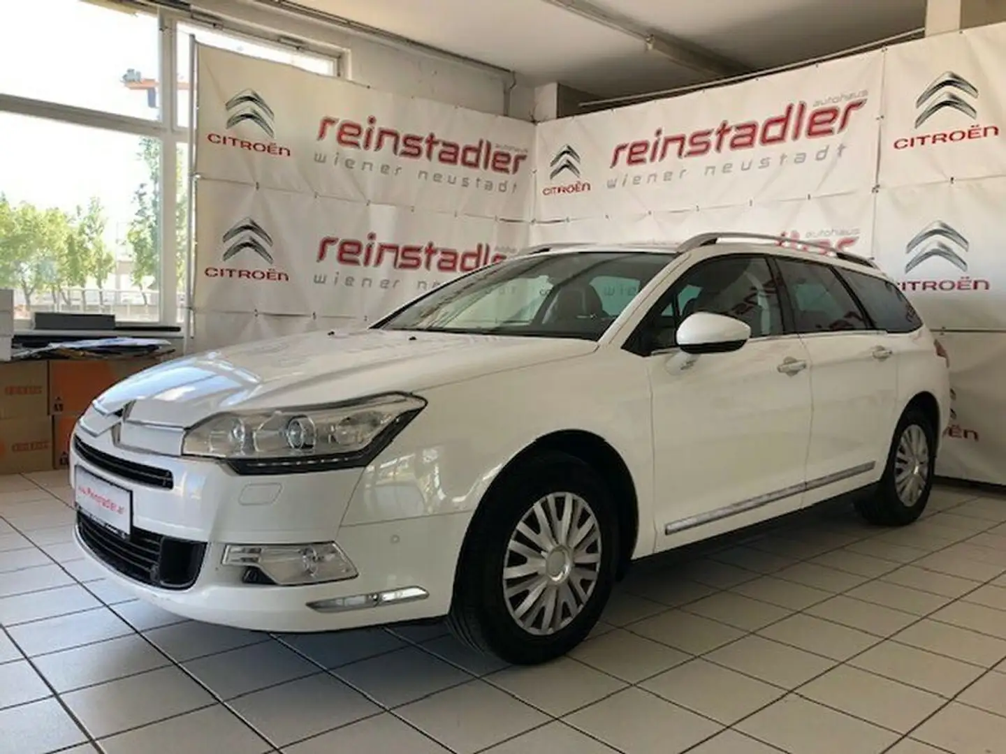 Citroen C5 Exclusive 2,0 HDI Automatik Wit - 1