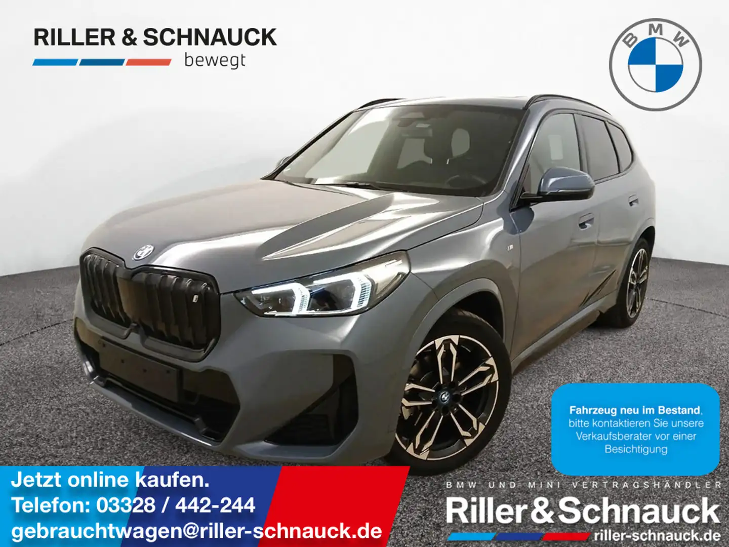 BMW iX1 xDrive30 M Sport AHK+PANO+ACC+HUD+360°KAM Grau - 1