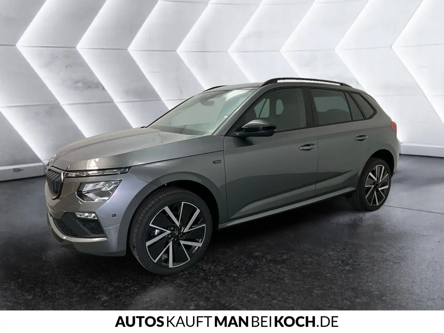 Skoda Kamiq Tour 1.5 TSI DSG ACC PANO BLACK Bluetooth Gris - 2