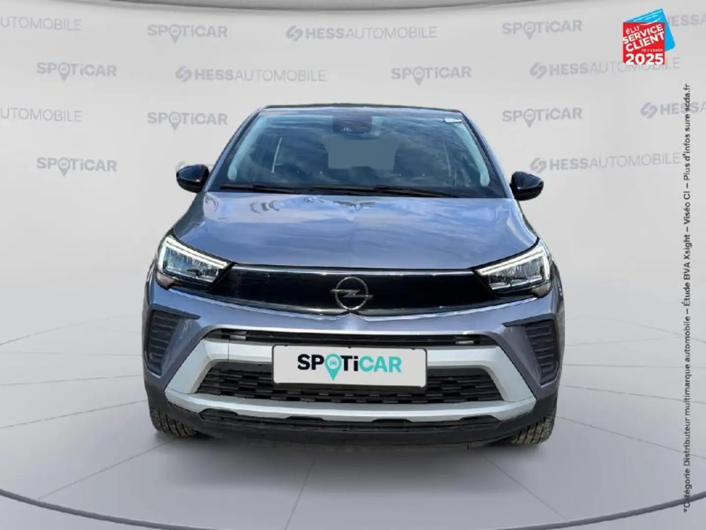 Opel Crossland 1.2 Turbo 110ch Elegance Business Gris - 2