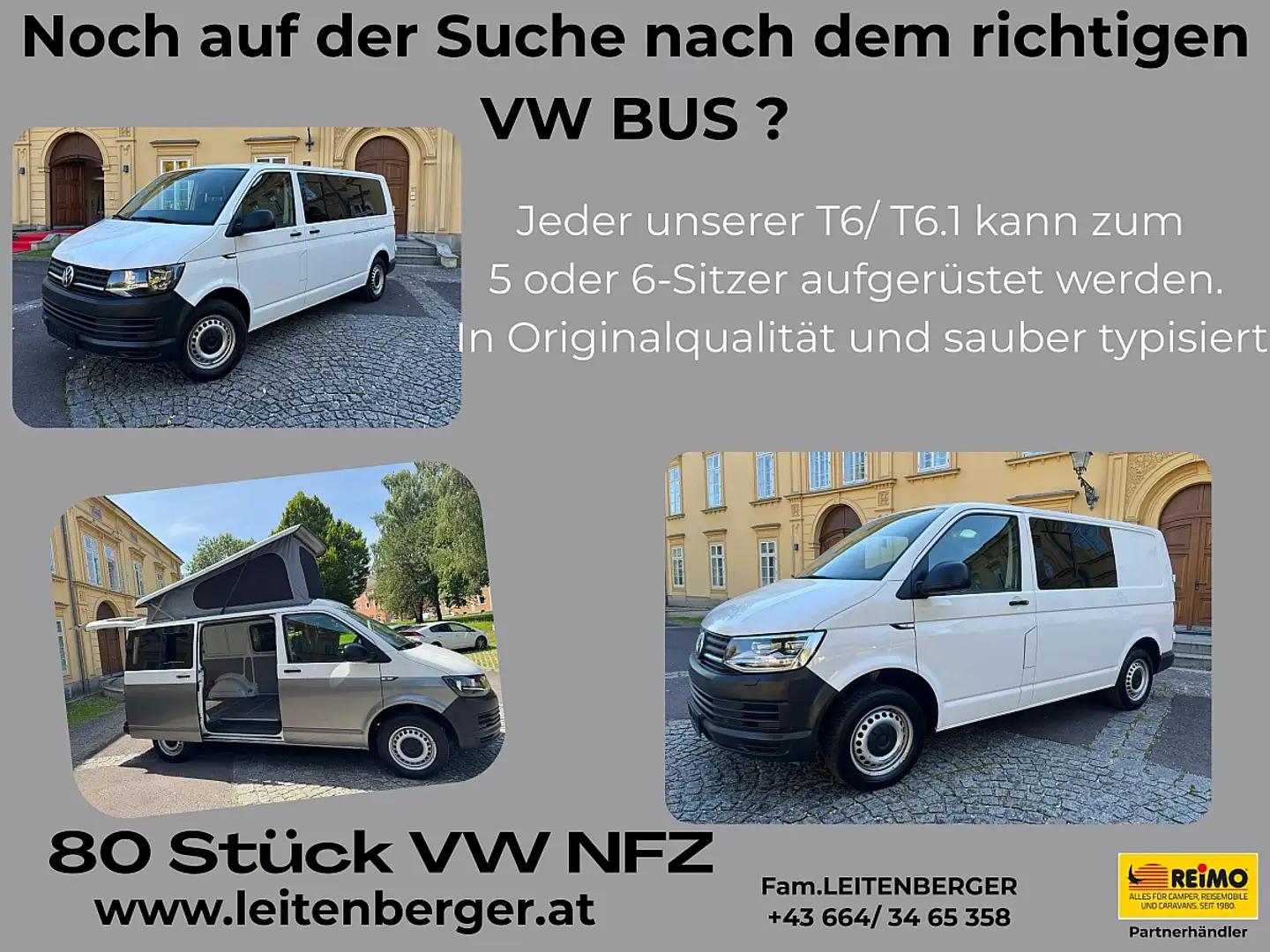 Volkswagen T6 Bus KR 2,0 TDI BMT LED, Sitzheizung, Klima, ... Blanc - 1