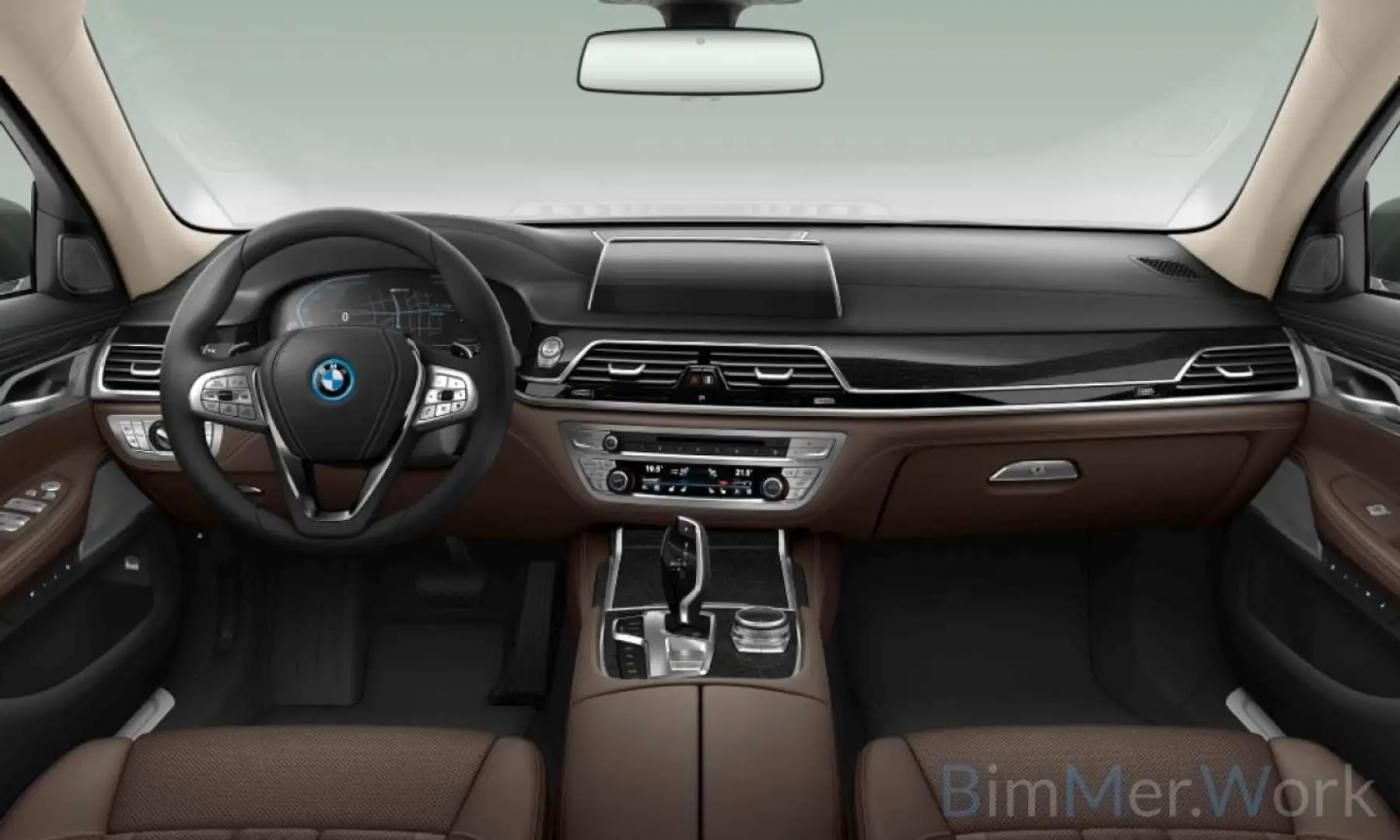BMW 745 Le xD HUD H K Massage FOND Executive NightV. Schwarz - 2