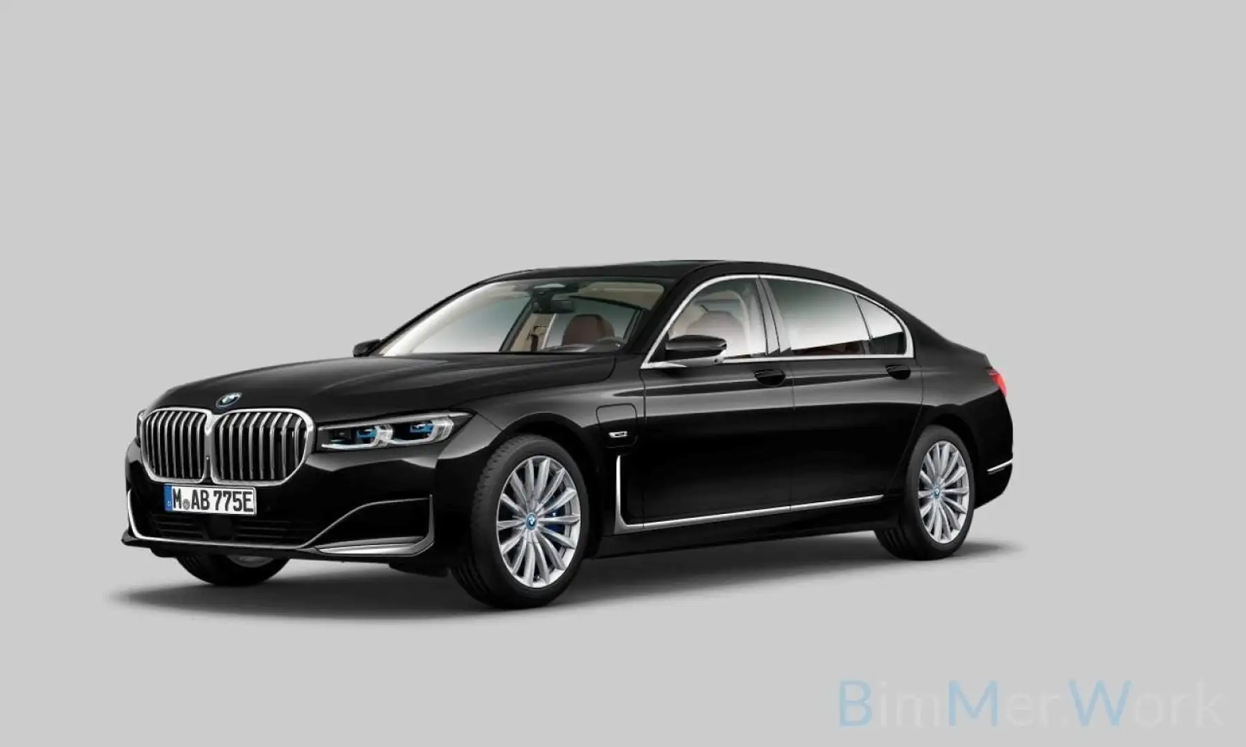 BMW 745 Le xD HUD H K Massage FOND Executive NightV. Schwarz - 1