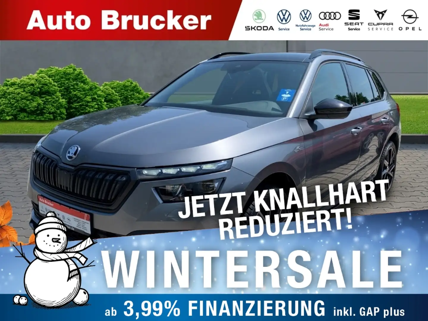 Skoda Kamiq Monte Carlo 1.0 TSI+Alufelgen+Klimaautomatik+Tempo Gris - 1