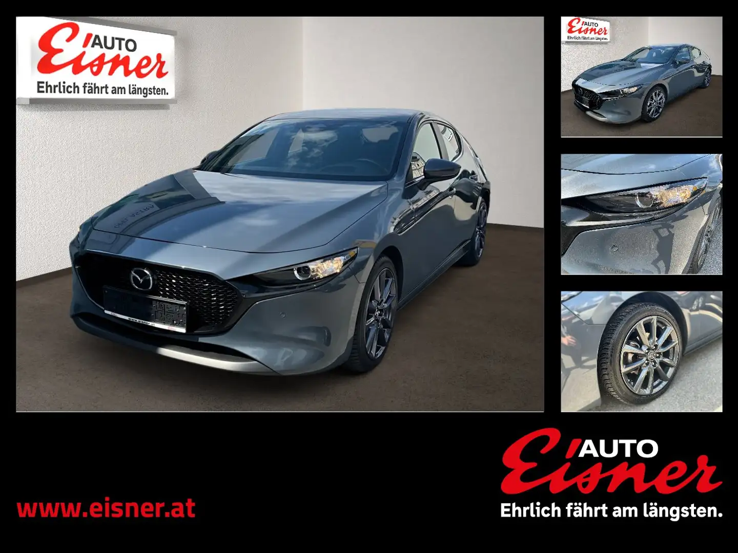 Mazda 3 2.0 SKYACTIV-G Exclusive-Line 60 DynLicht HUD Grau - 1