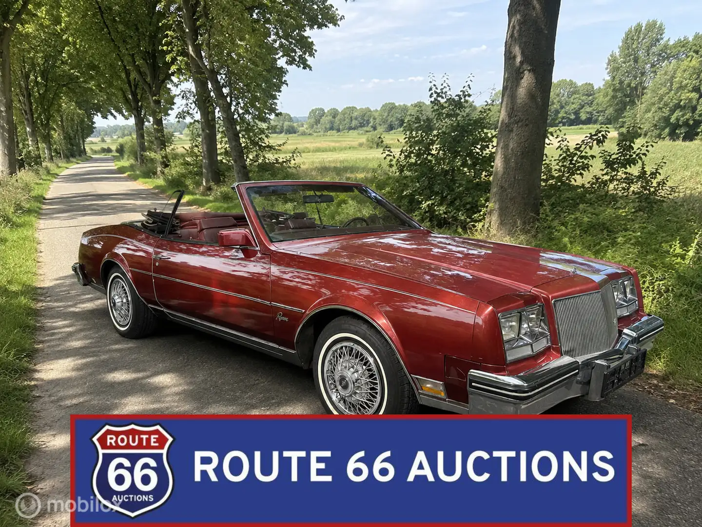 Buick Riviera Cabriolet | 1985 | Route 66 Auctions Schwarz - 1