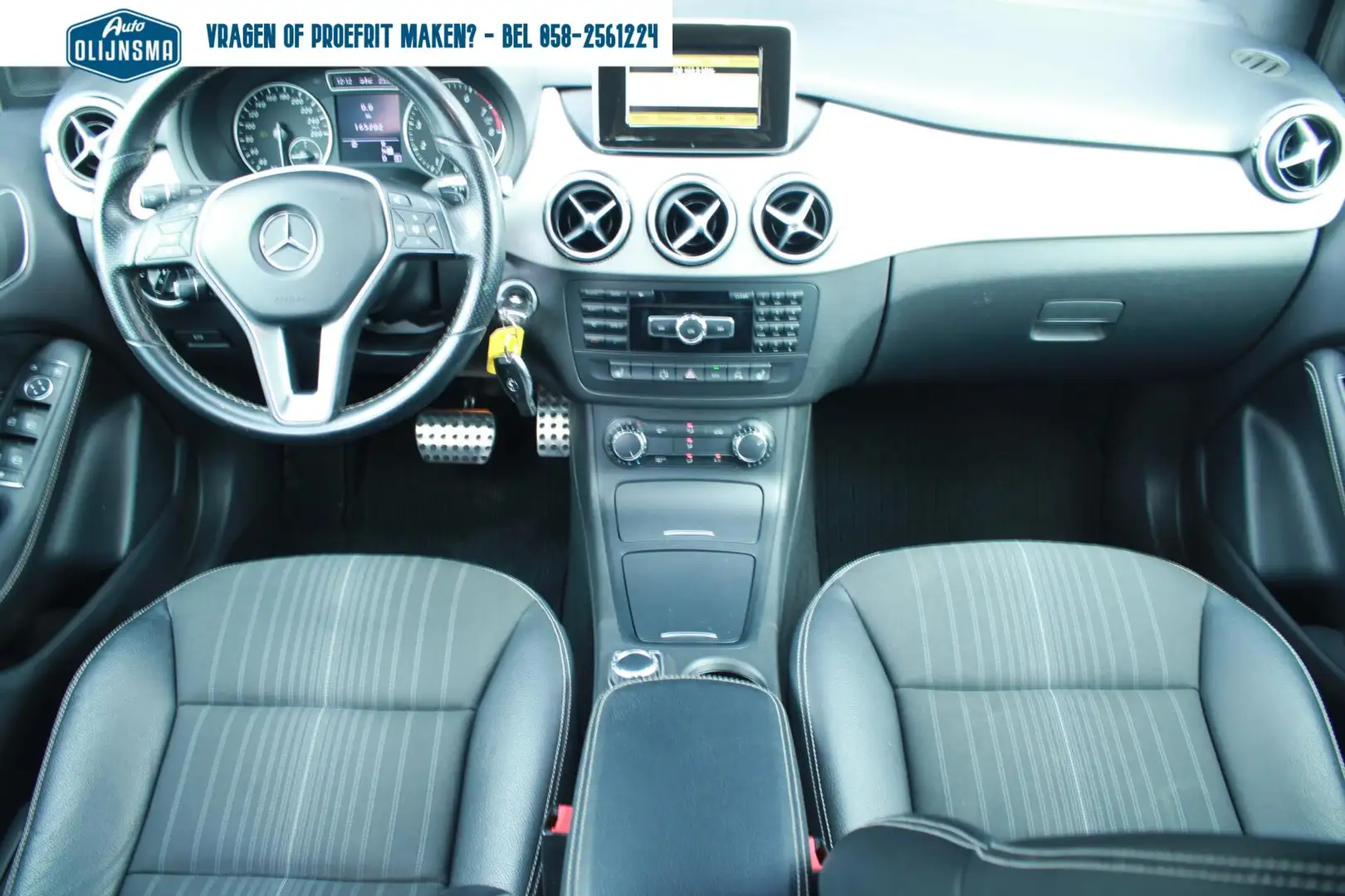 Mercedes-Benz B 180 Ambition|Trekhaak|Airco|Navi Zwart - 2