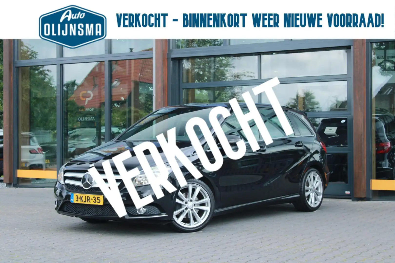 Mercedes-Benz B 180 Ambition|Trekhaak|Airco|Navi Negro - 1