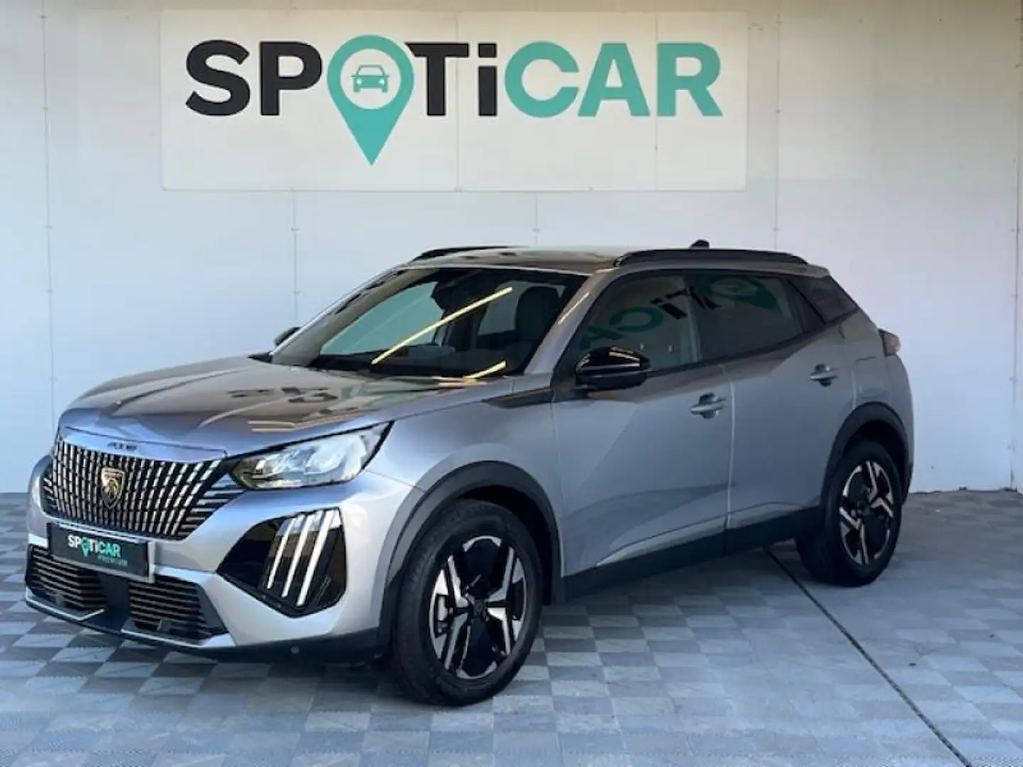 Peugeot 2008 1.2 PureTech 100ch S\u0026S Allure Gris - 1