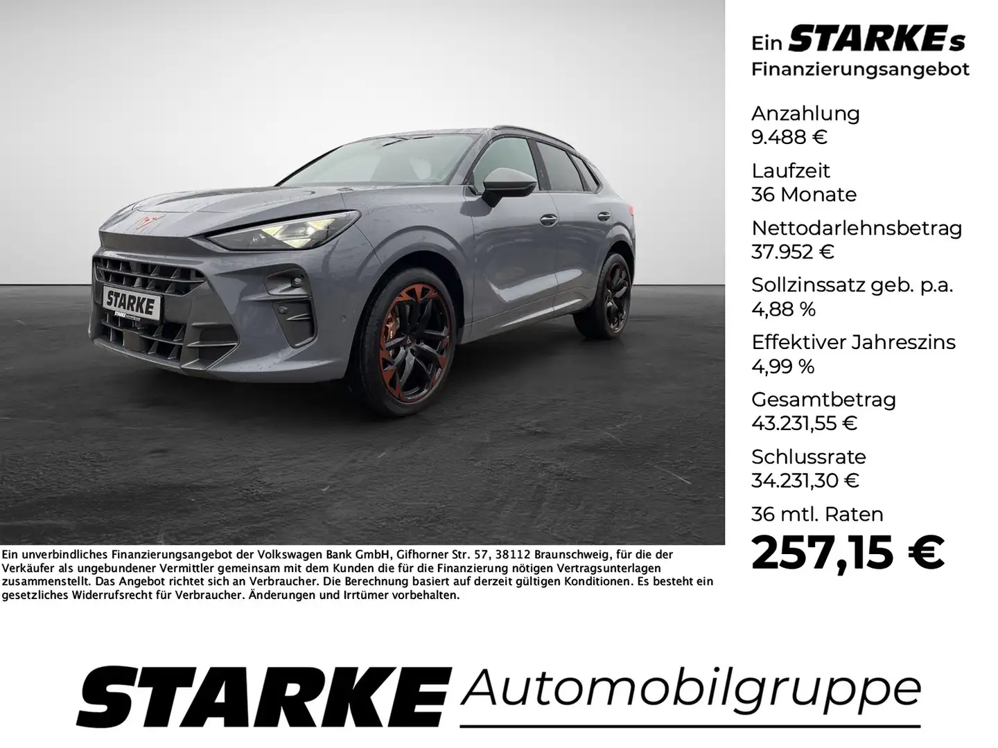 CUPRA Terramar VZ 2.0 TSI DSG 4Drive Grau - 1