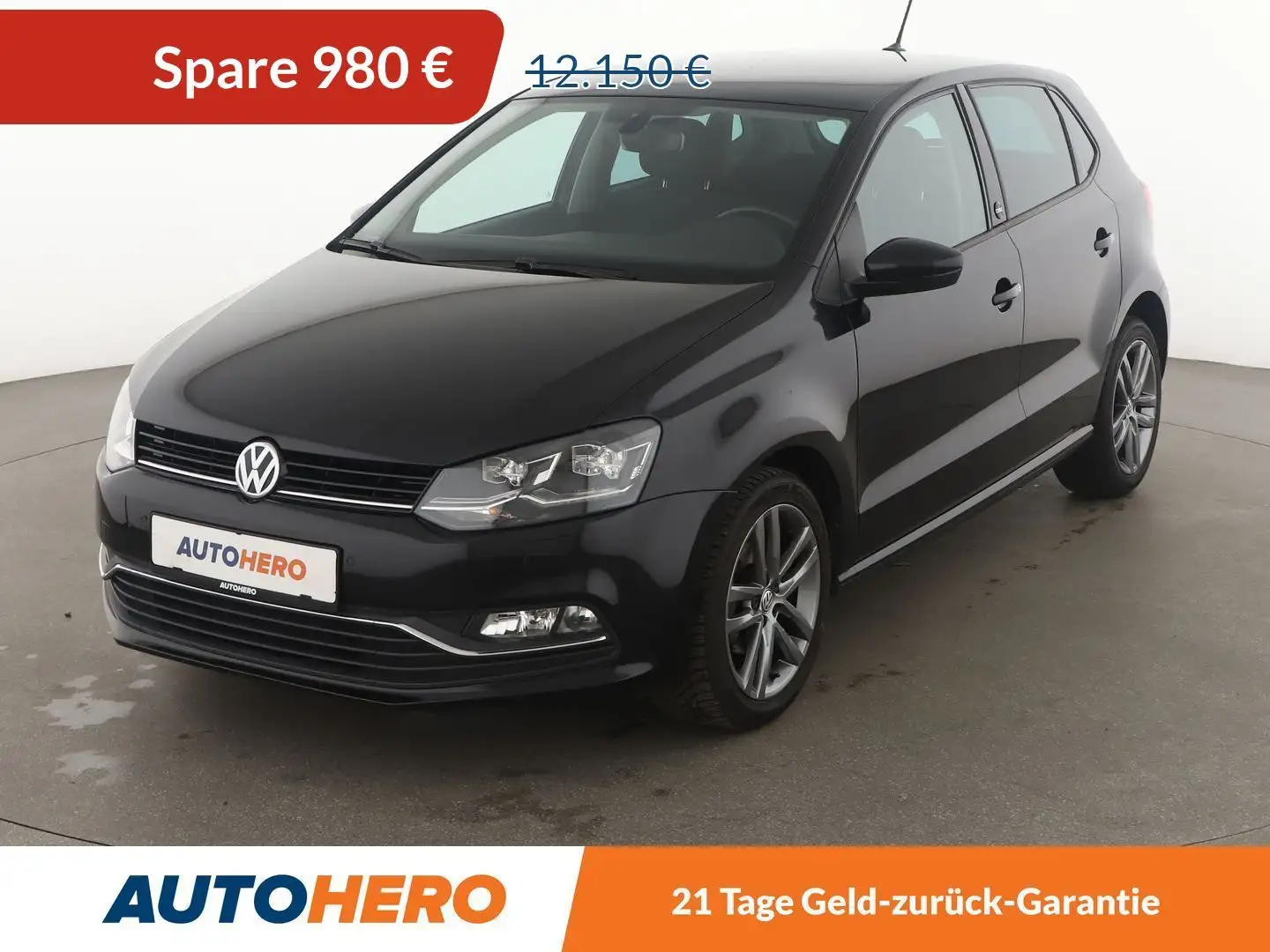 Volkswagen Polo 1.2 TSI Sound BlueMotion*LED*NAVI*TEMPO*PDC*SHZ* Schwarz - 1