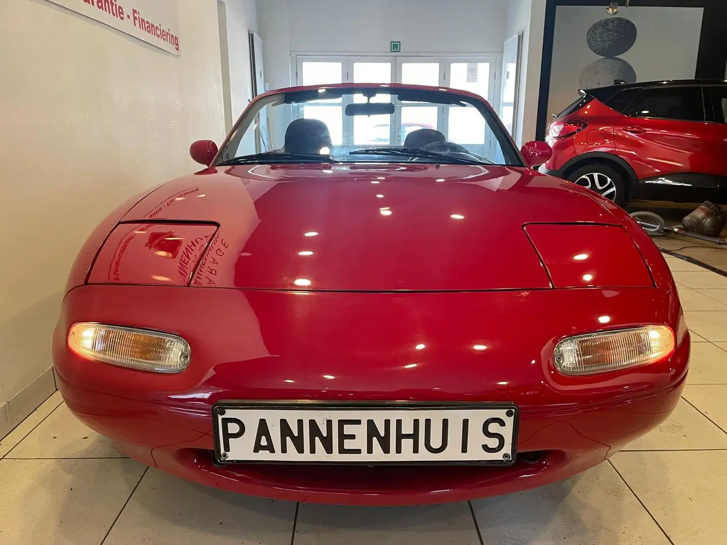 Mazda MX-5 MK1 1ERE SERIE I EUROPE I BACHE TISSUS I Rouge - 2