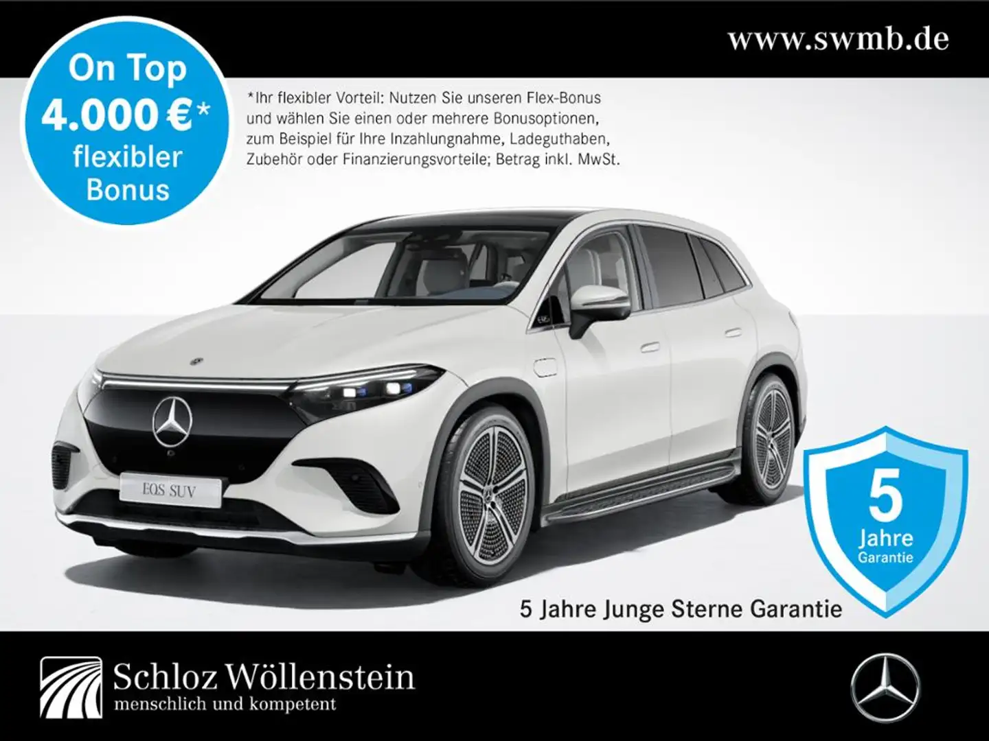 Mercedes-Benz EQS SUV EQS 450+ SUV Electric Art/Digital Light/Hyperscr Blanco - 1