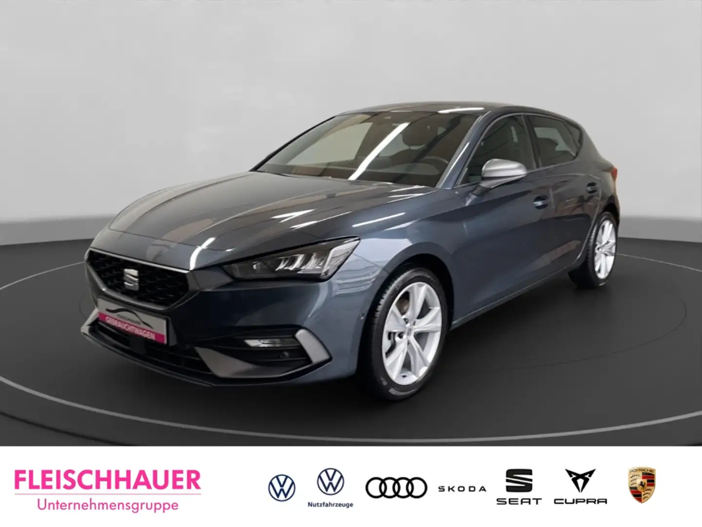 SEAT Leon 1.5 eTSI FR Navi LED Keyless ACC Apple CarPlay DAB Grau - 1