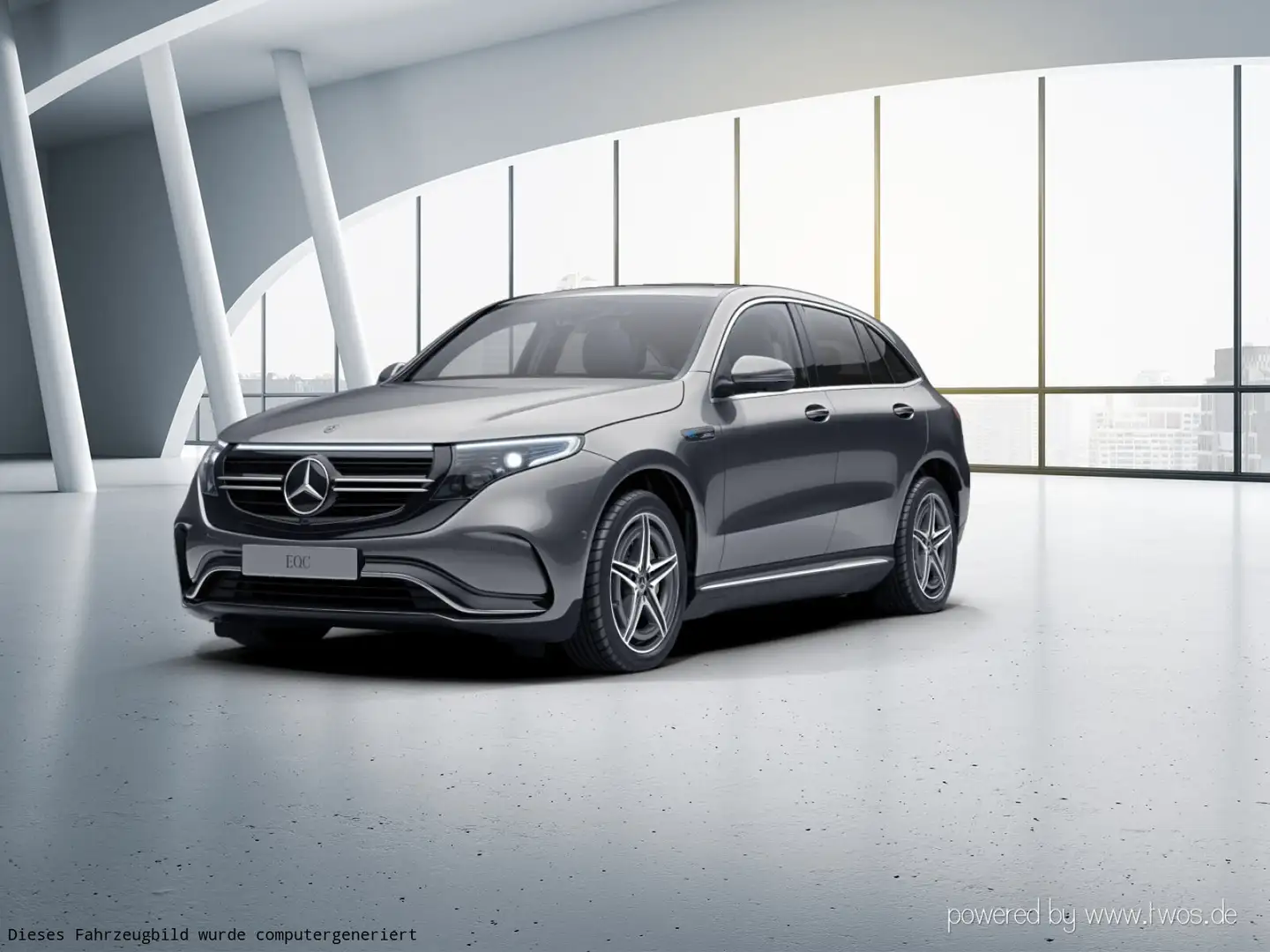 Mercedes-Benz EQC 400 EQC 400 4MATIC Service+  AMG Line Navi/SHD/Styling Grau - 2