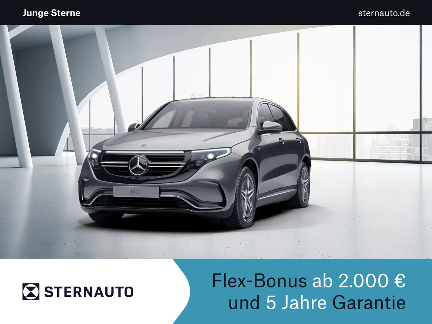 Mercedes-Benz EQC 400 EQC 400 4MATIC Service+  AMG Line Navi/SHD/Styling Grau - 1