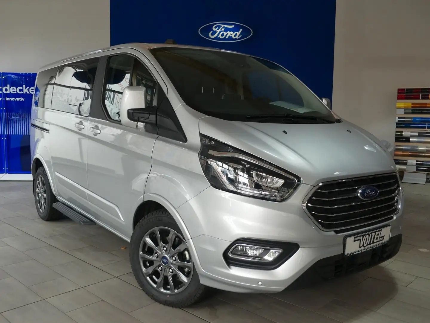 Ford Tourneo Custom Tit. X L1 Automatik,AHK,ACC,230V Argent - 1
