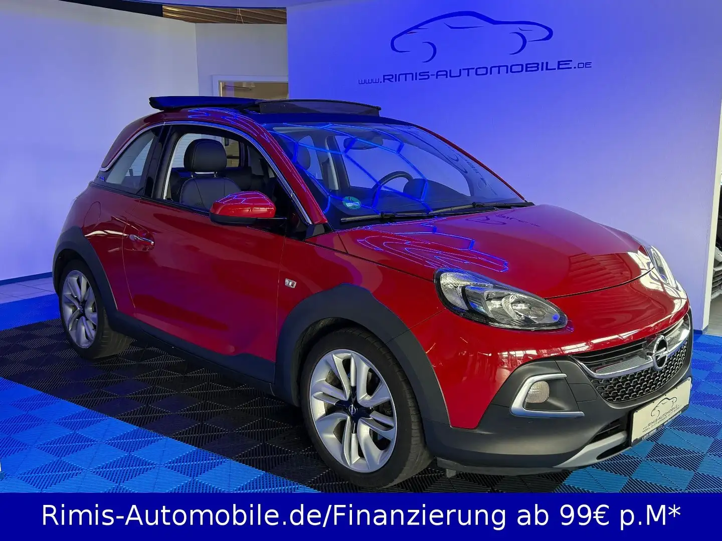 Opel Adam Rocks elektr. Faltdach Leder Berganf. 1.Hd Rouge - 1