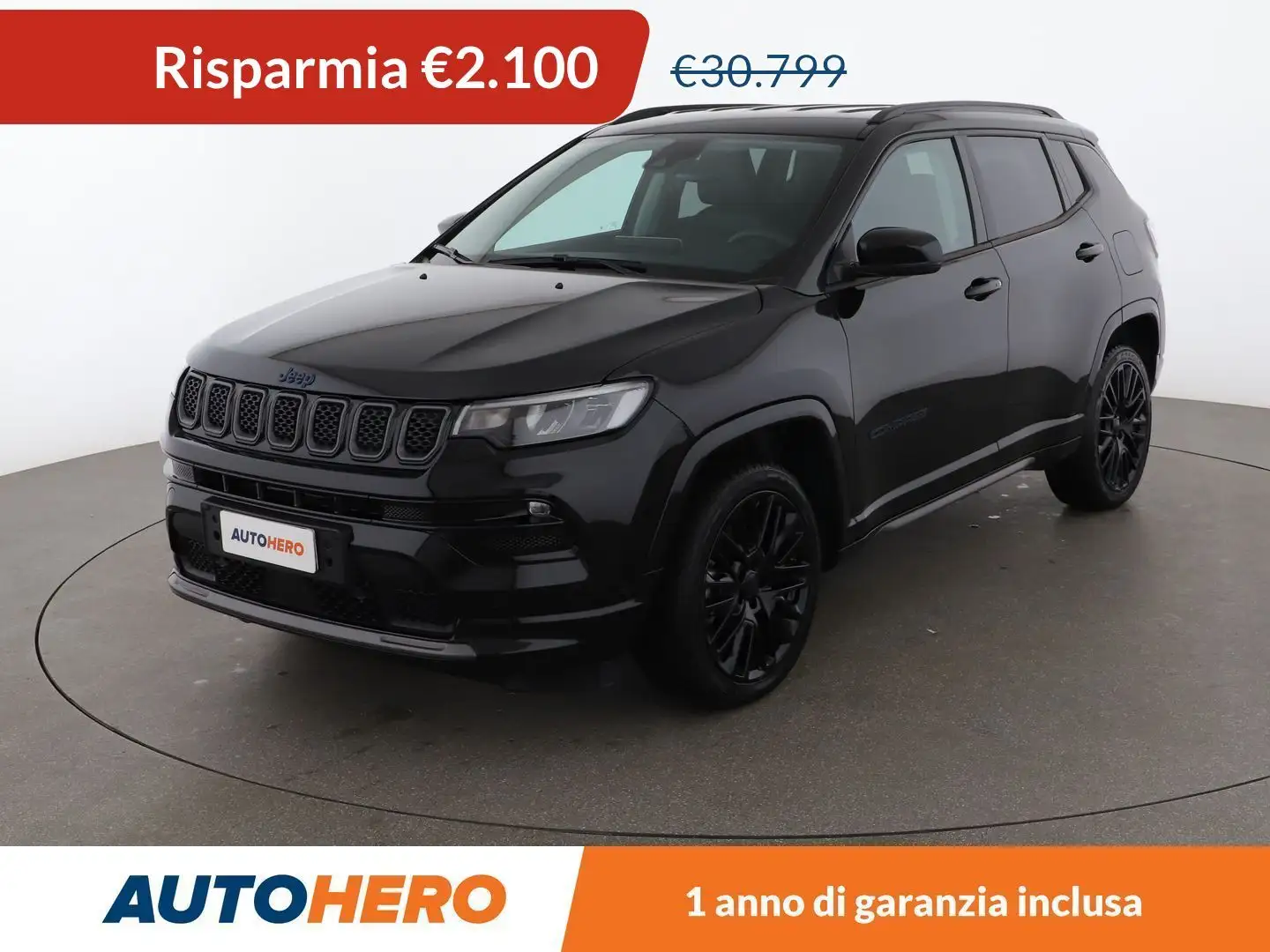 Jeep Compass 1.3 T4 4xe Plug-in Hybrid S Nero - 1