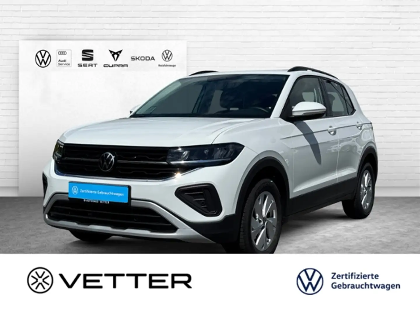 Volkswagen T-Cross 1.0 TSI Life KLIMA LED ALU Wit - 2