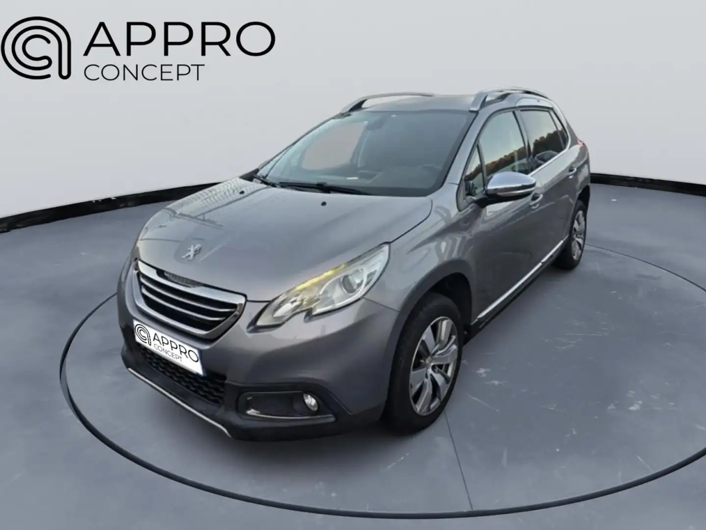 Peugeot 2008 1.2i PureTech 12V S\u0026S - 110  Allure PHASE 1 Gris - 2