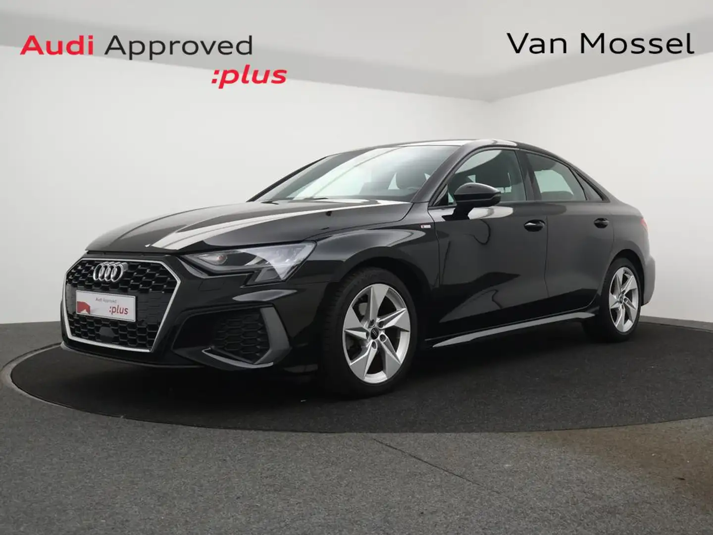 Audi A3 Sedan Audi A3 Berline S-line 30TFSI 110PK *AUTOMAAT*NAVI*APP CONNECT*BLTH*CRUISE*PDC*DIGITAL DASHBOARD*... Noir - 1