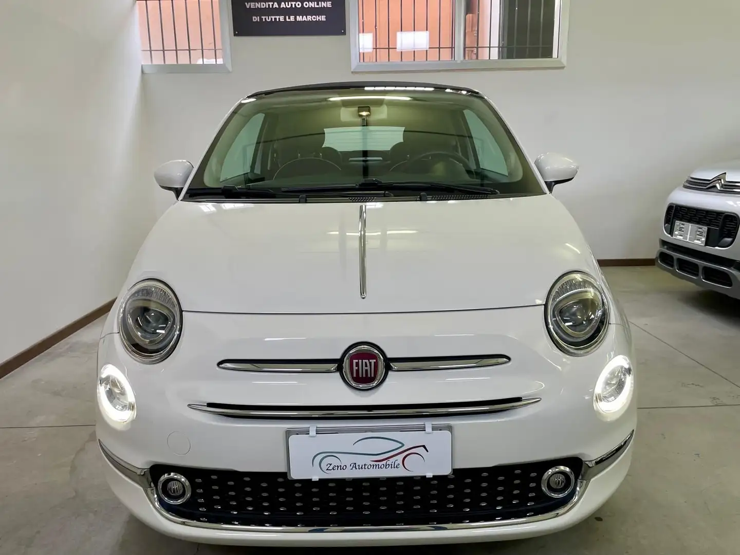 Fiat 500C 1.2 Cabrio-Navi Bianco - 2
