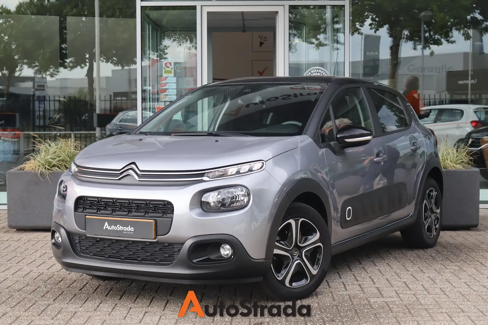 Citroen C3 1.2 PureTech 82pk S&S | Cruise | Climate | Navi | Gris - 1