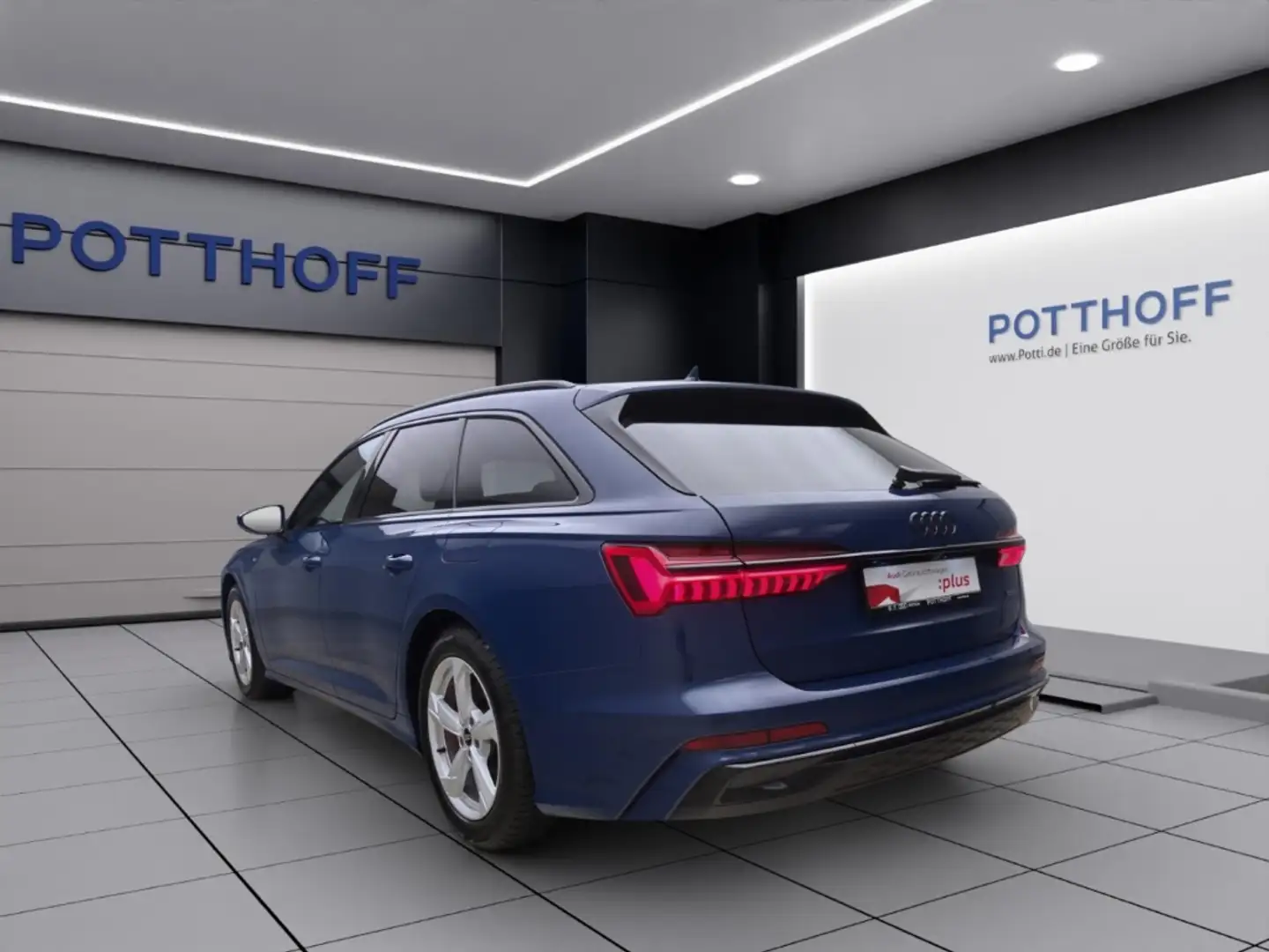 Audi A6 Avant 55 TFSIe Q S LINE PANO AHK NAVI HD-MATRIX Blau - 2