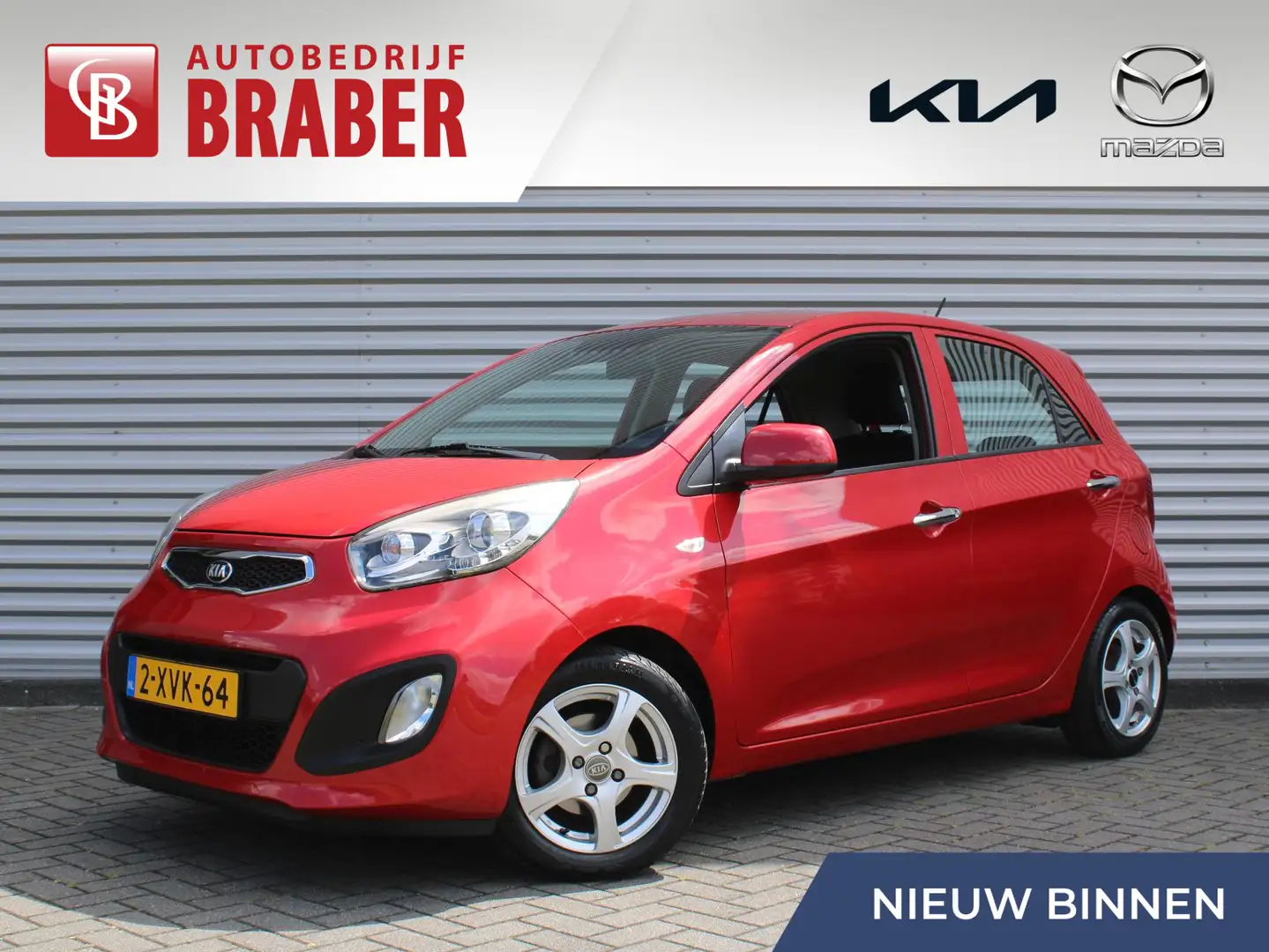 Kia Picanto 1.0 CVVT BusinessLine | Airco | 14" LM | LED | All Rood - 1