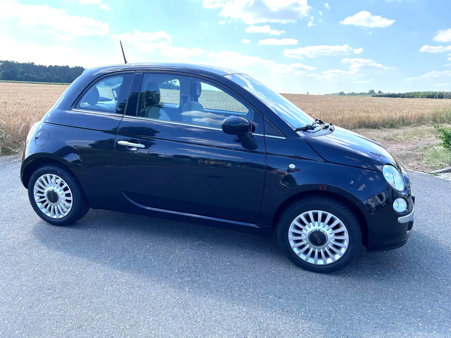 Fiat 500 500 1.2 Lounge Schwarz - 2