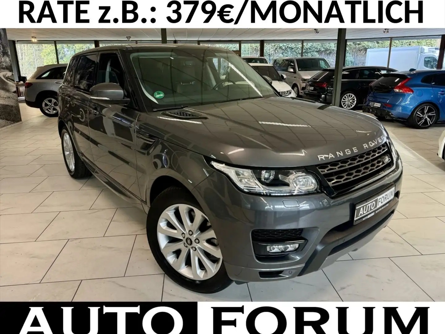 Land Rover Range Rover Sport 3.0 TD LEDER NAVI AHK DIGTACHO Grau - 1