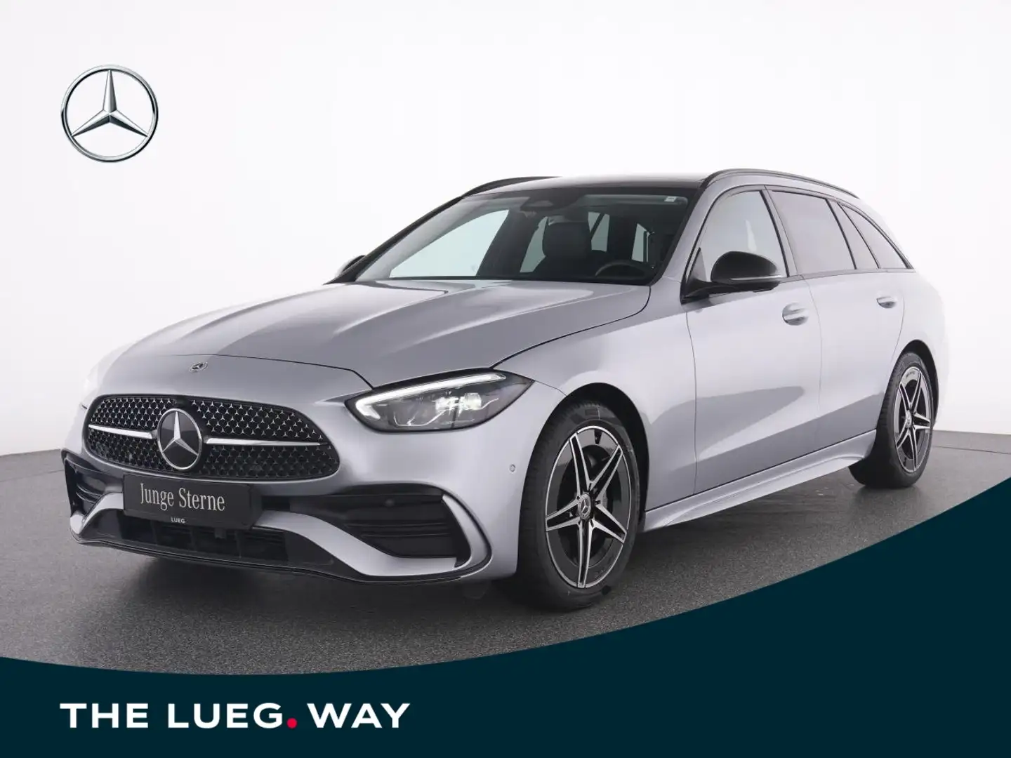 Mercedes-Benz C 220 d T AMG+Pano+LED-HP+Mem+Totw+RFK+PTS+EHeck Silber - 1