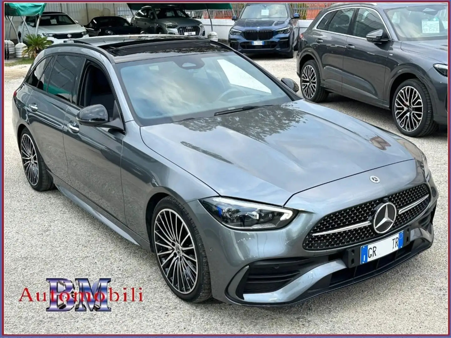Mercedes-Benz C 220 d SW 4MATIC AMG PREMIUM PLUS IVA TETTO Grigio - 1
