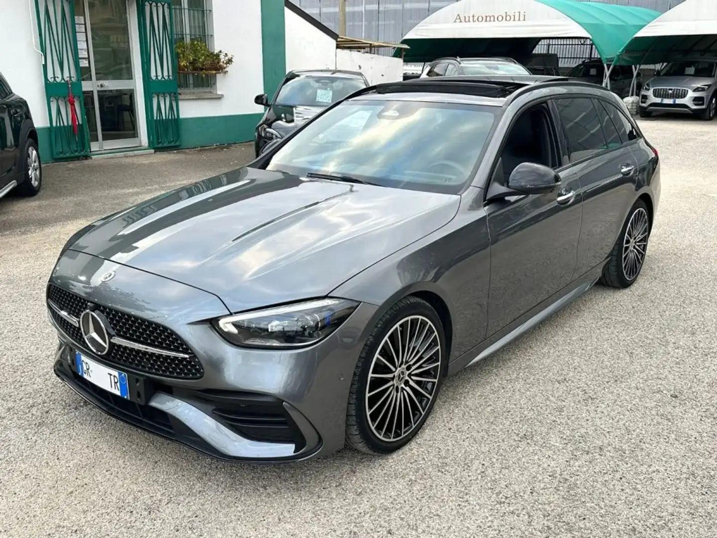 Mercedes-Benz C 220 d SW 4MATIC AMG PREMIUM PLUS IVA TETTO Grigio - 2