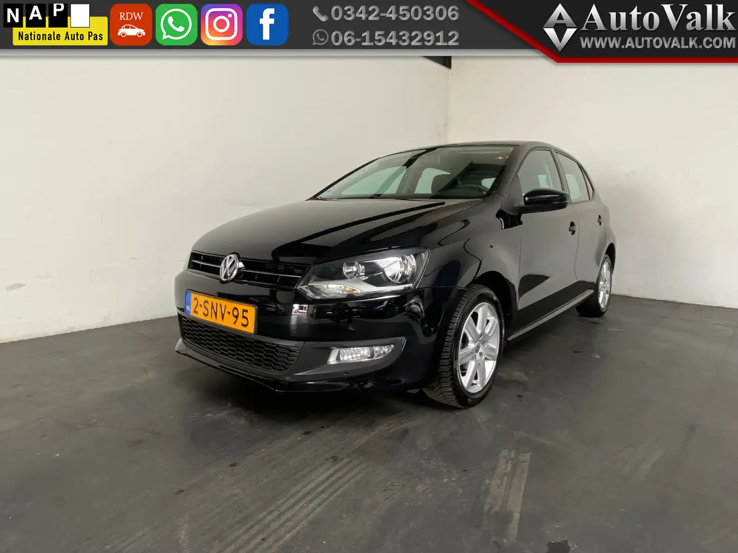 Volkswagen Polo 1.4-16V Comfortline Чорний - 1