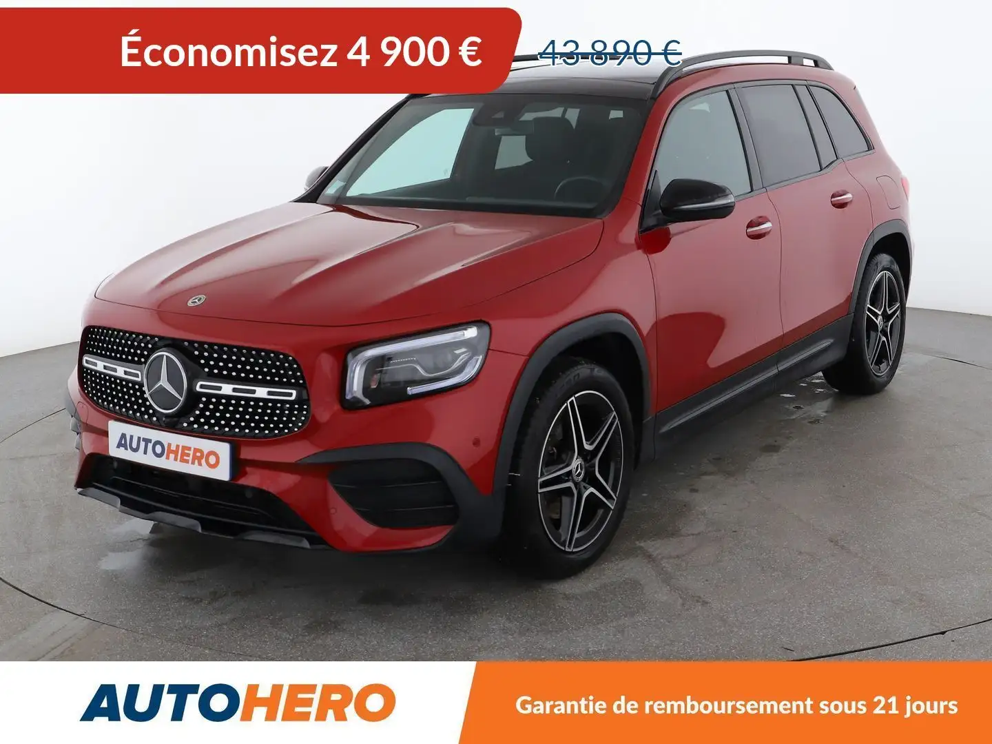 Mercedes-Benz GLB 200 200 d AMG Line Piros - 1
