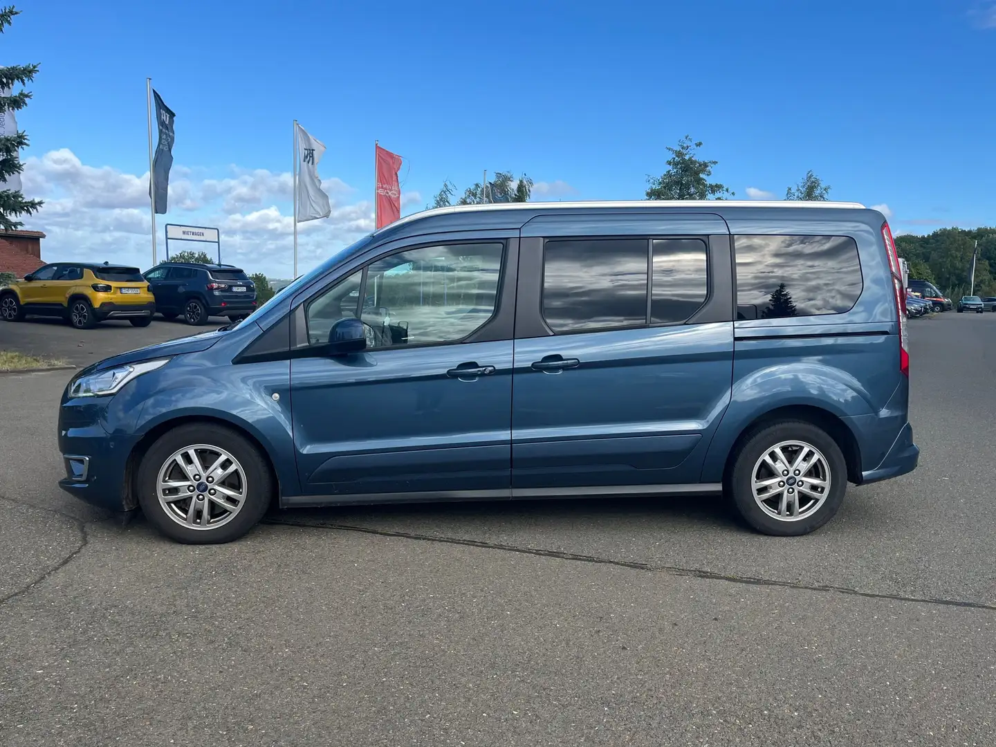 Ford Tourneo Connect Grand Tourneo Connect Titanium Autamatik Panoramad Blauw - 2