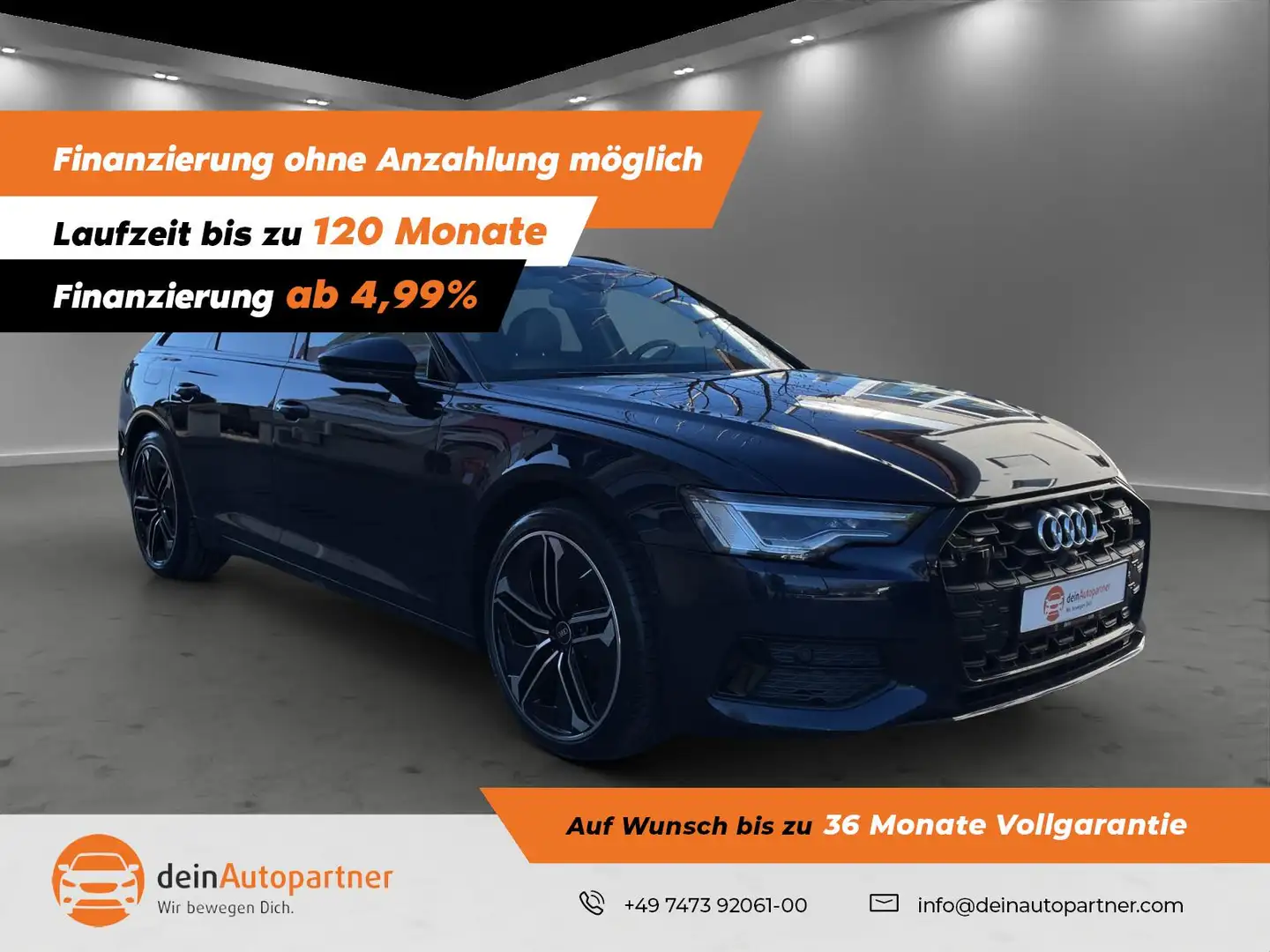 Audi A6 Avant 35 TDI S Line /LED/LEDER/PANO/AHK/ACC/HUD/TO Blau - 1