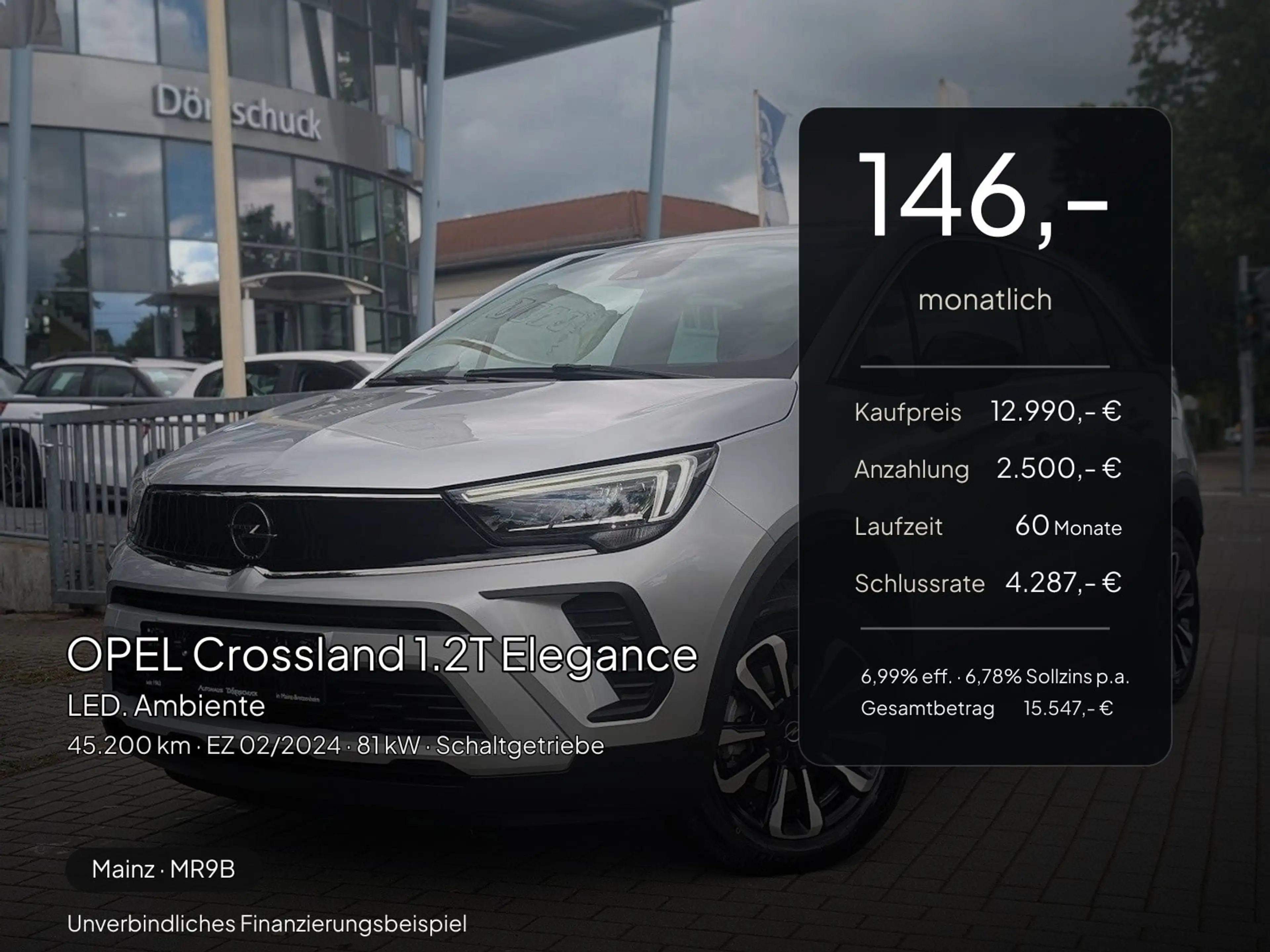 Opel Crossland X Crossland 1.2T Elegance. LED. Ambiente. — photo 2