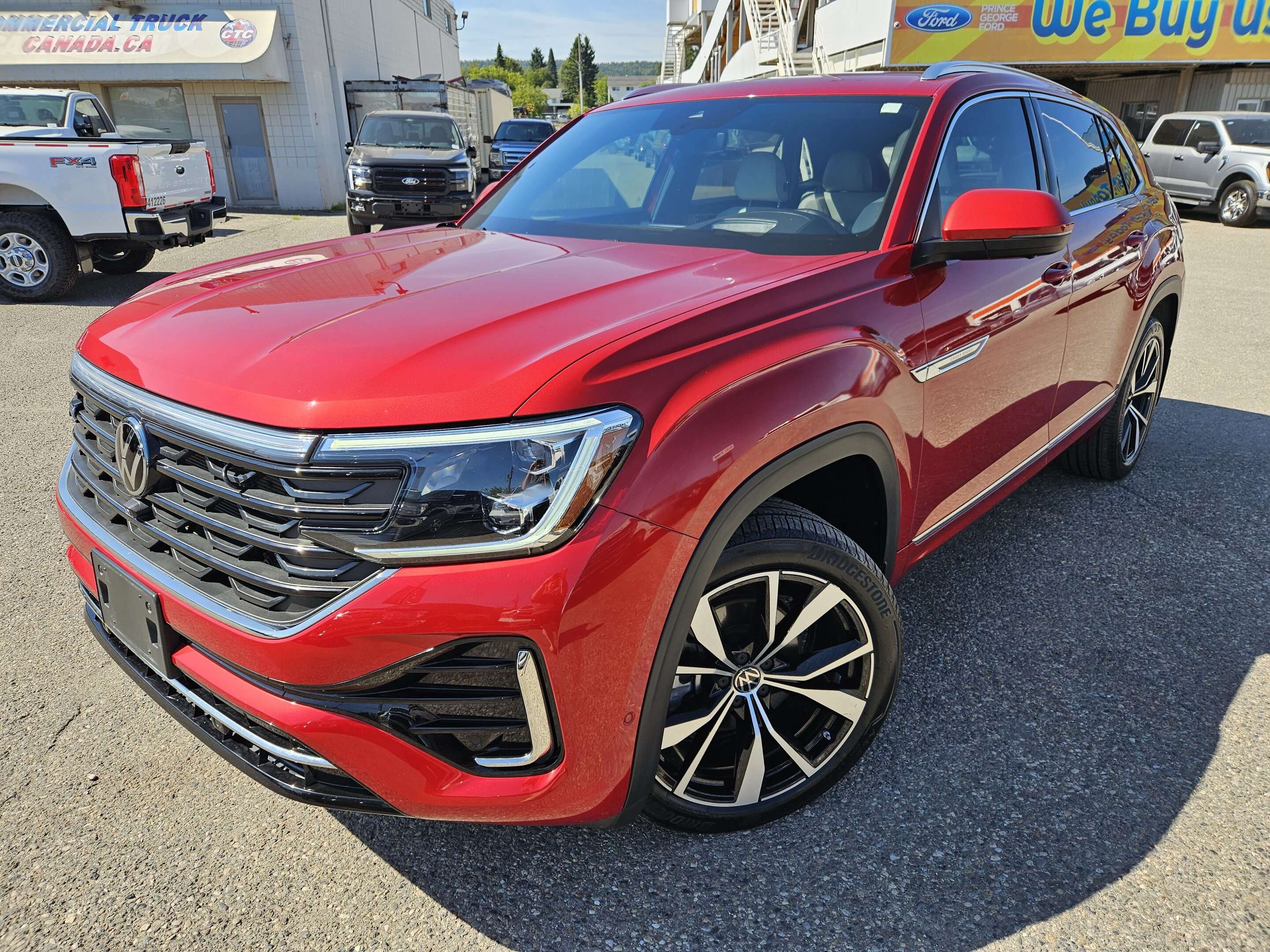 Red 2024 Volkswagen Atlas Cross Sport SUV / Crossover 8-Speed Automatic