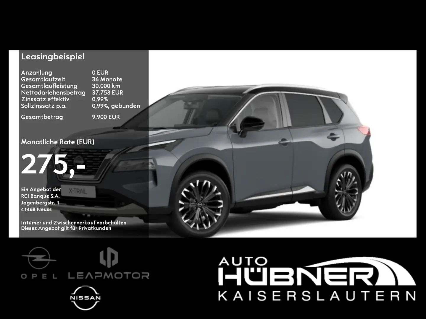 Nissan X-Trail TEKNA 4x4 e4ORCE 360°|LHZ|4xSHZ|4x4|Bose Grau - 1
