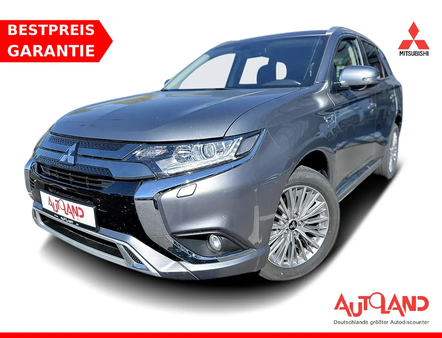 Mitsubishi Outlander 2.4 PHEV  4WD Klimaaut. Kamera DAB PDC Silber - 1