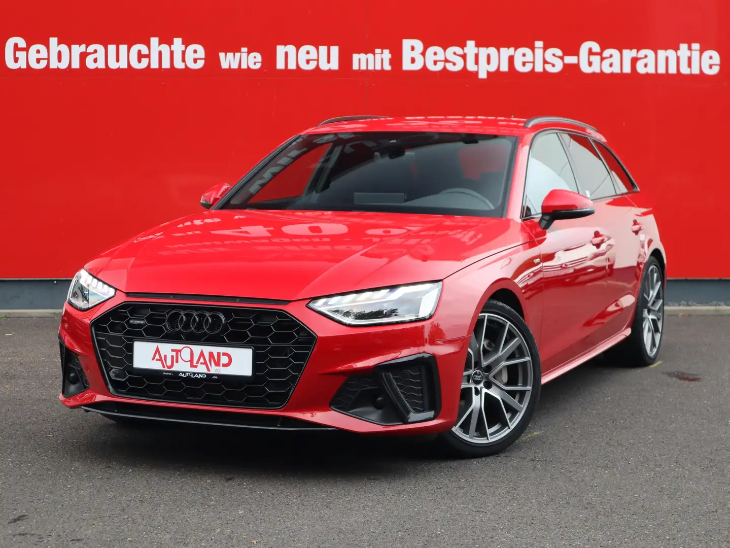 Audi A4 Avant 40 2.0 TFSI quattro S-line LED Navi AHK Rouge - 2