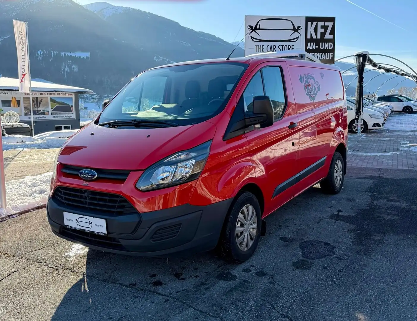 Ford Transit Custom 250 L1 City Light *FINANZIERUNG OHNE ANZAHLUNG* Rot - 1
