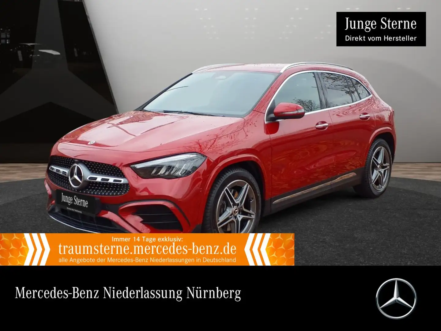 Mercedes-Benz GLA 250 4M AMG+AHK+LED+KAMERA+TOTW+KEYLESS+8G Roşu - 1